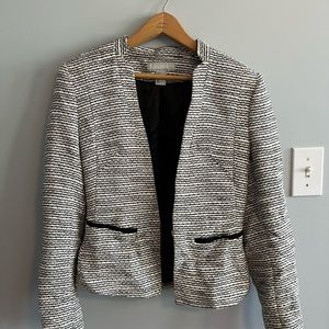 H&M striped blazer